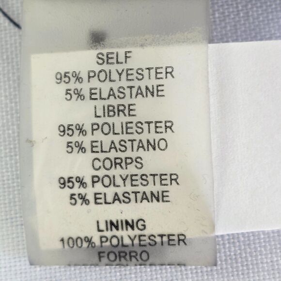 Vince Camuto navy blue jumpsuit stretch pockets back zip Medium - Picture 4 of 11